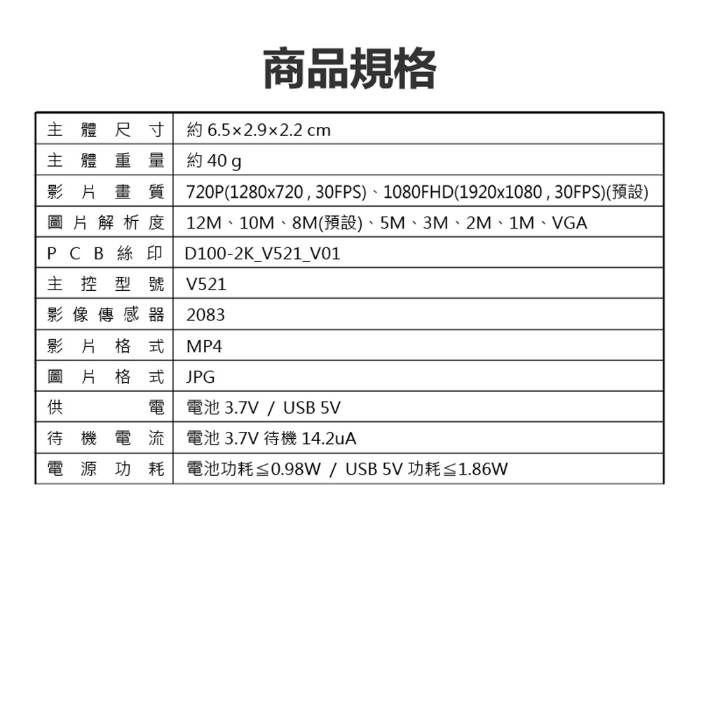 D100-Shot 1080FHD錄影 帶磁吸拇指迷你小行車紀錄/運動相機(1200萬畫素拍照 防手震 WiFi手機互連)