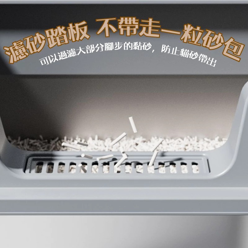 【高精寵物】不鏽鋼貓砂盆 開放式加高超大貓砂盆  防飛砂 易清理