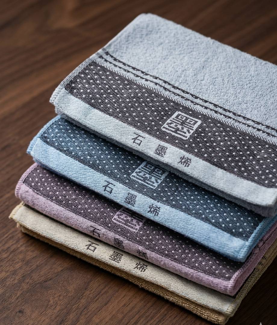 凱美棉業 MIT台灣製 頂級黑金科技 厚實石墨烯消臭毛巾