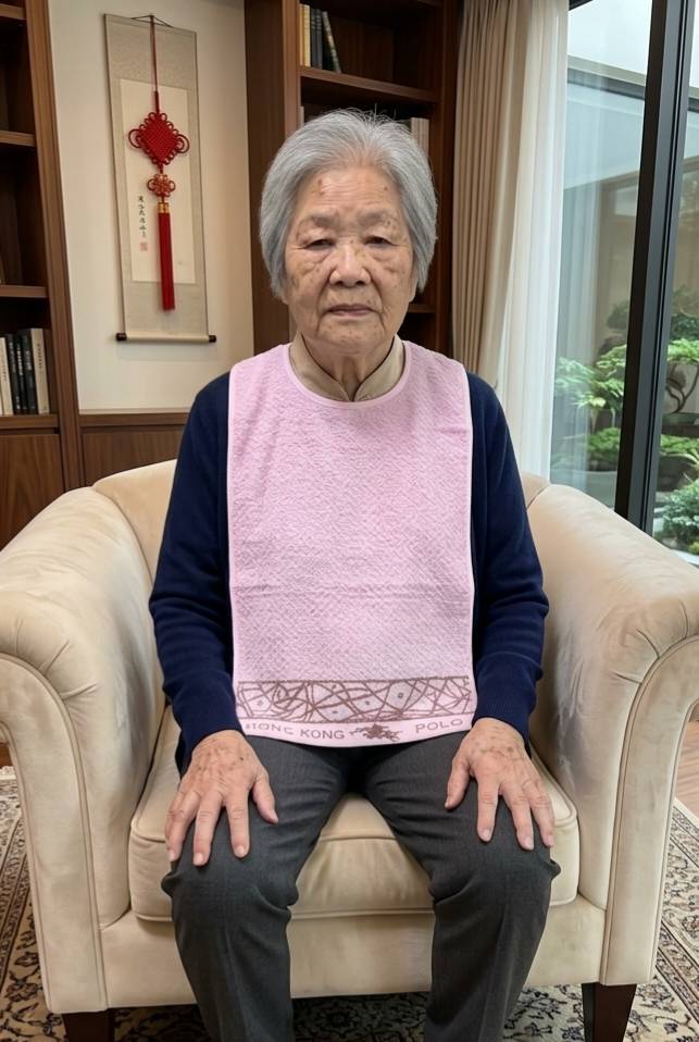 凱美棉業  MIT台灣製 厚實 純棉透氣成人圍兜/口水巾 素色印花款