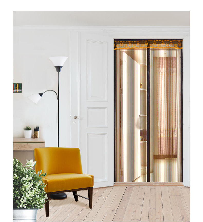 老牌子安心 防蚊防蟲超靜音防蚊門簾(門簾/長門簾/房間門簾/防蚊門簾)