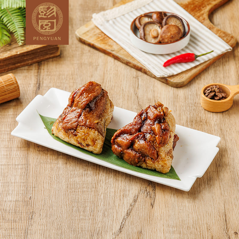 現貨+預購【彭園】毛家梅花肉粽禮盒(4顆/盒)