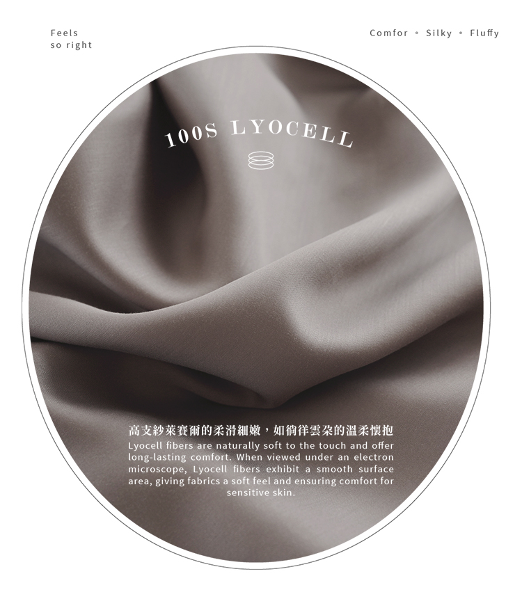 絲滑星鑽100支奧地利天絲™舖棉兩用被∕薄被套床包組-台灣製