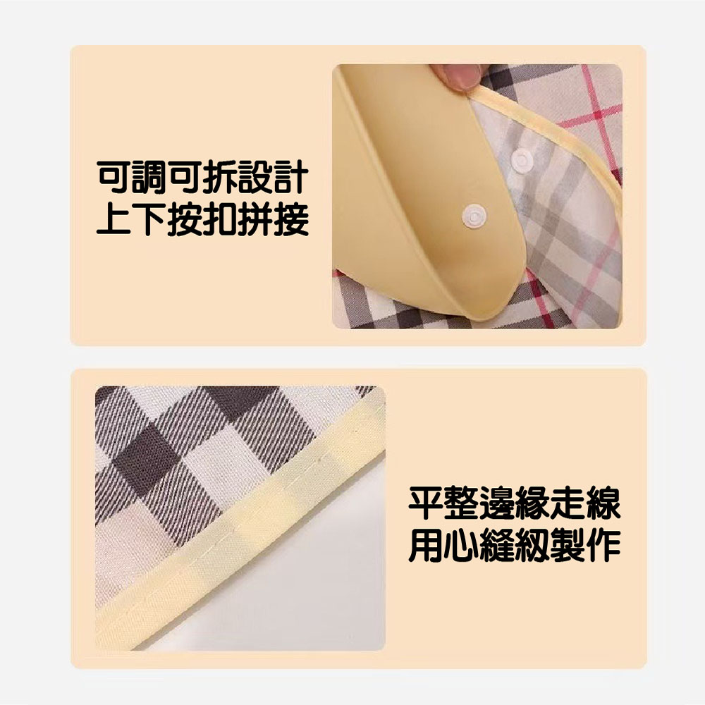 【JAR嚴選】銀髮族加長超大尺寸防水成人圍兜