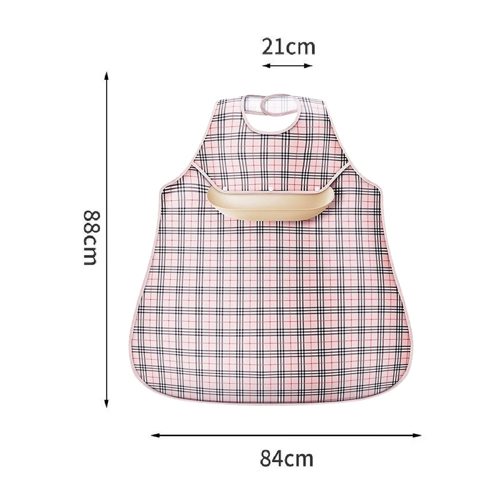 【JAR嚴選】銀髮族加長超大尺寸防水成人圍兜