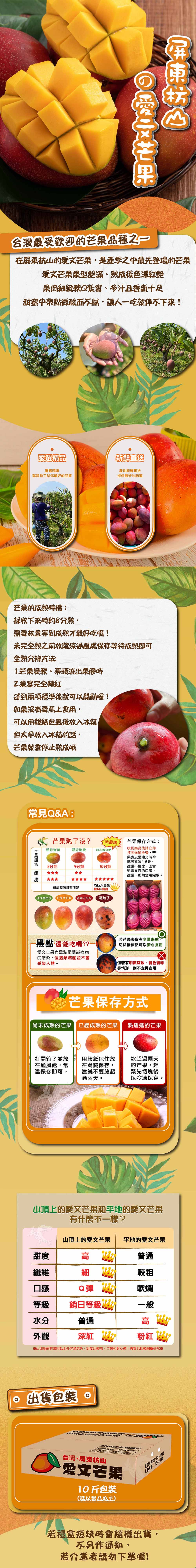 【屏東枋山】在欉紅愛文芒果10斤/箱(規格任選_中小果_大果)