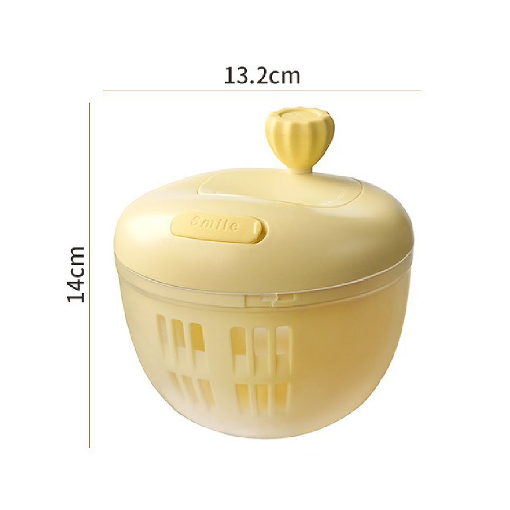 【JAR嚴選】旋轉沙拉蔬果手搖瀝水脫水器