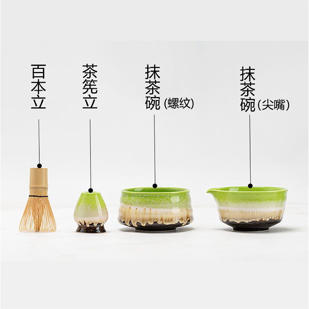 【JAR嚴選】日式抹茶陶瓷茶具5件組