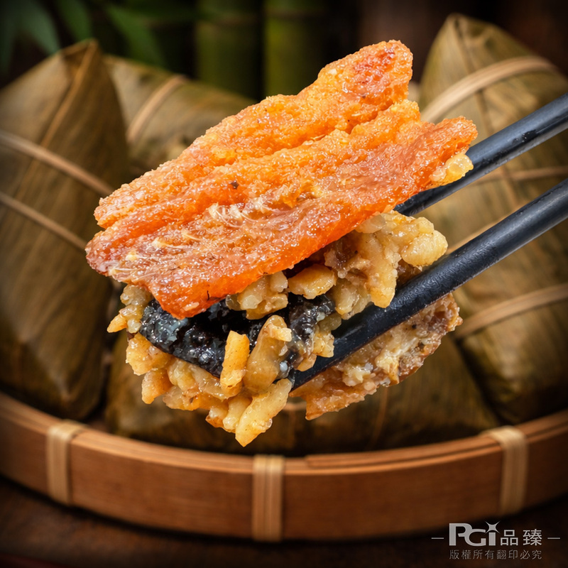 【得意中華】鰻魚干貝一品粽(150g)(常溫)