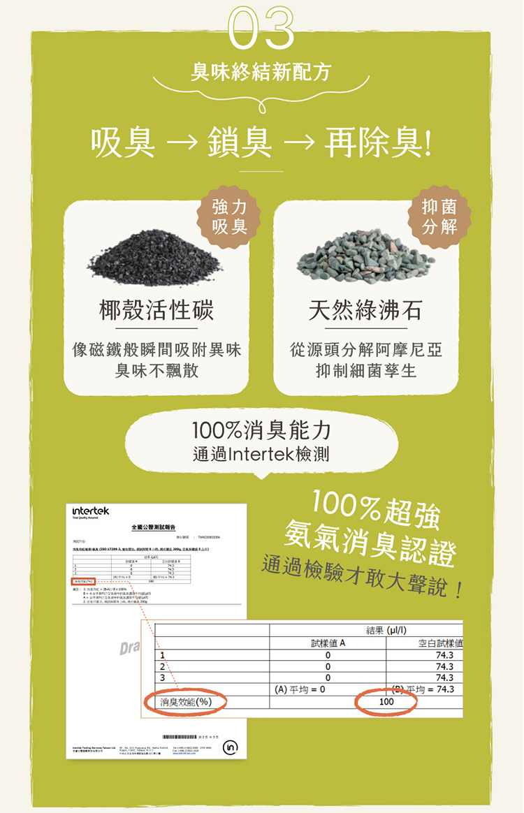 天然極淨味無塵貓砂