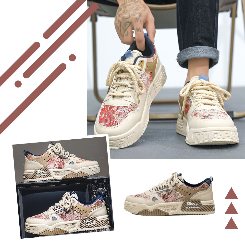 【JAR嚴選】男款潮流百搭休閒板鞋