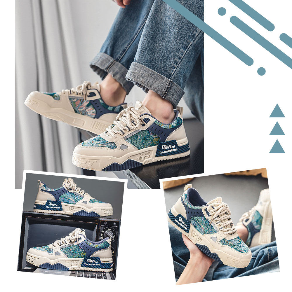 【JAR嚴選】男款潮流百搭休閒板鞋