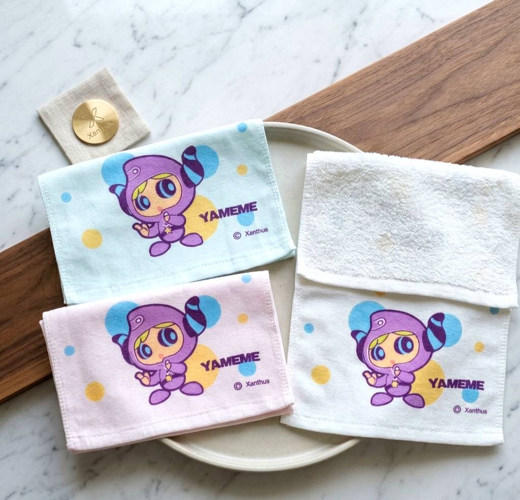 凱美棉業 MIT台灣製  可愛半棉半紗 閻小妹 兒童毛巾