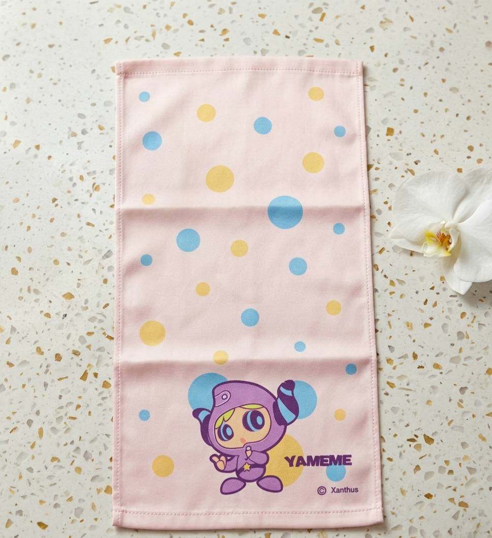 凱美棉業 MIT台灣製  可愛半棉半紗 閻小妹 兒童毛巾