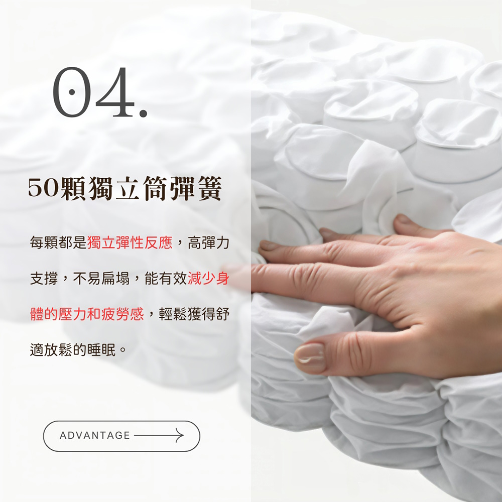 NINO 1881 石墨烯-7℃冰凍獨立筒羽絲絨枕 枕頭 涼感 體感降溫 飯店