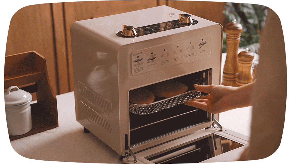 【NICONICO】鏡面美型氣炸烤箱NI-GB2415