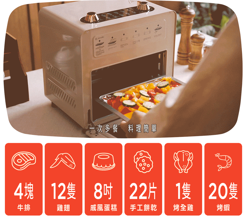 【NICONICO】鏡面美型氣炸烤箱NI-GB2415