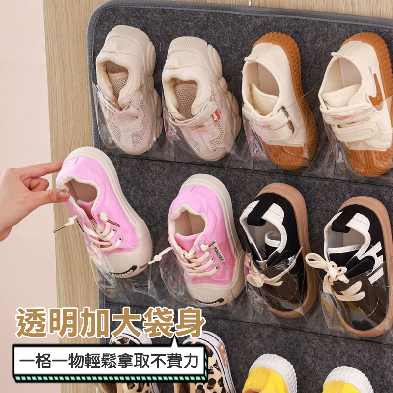 壁掛布布偶玩偶收納掛袋