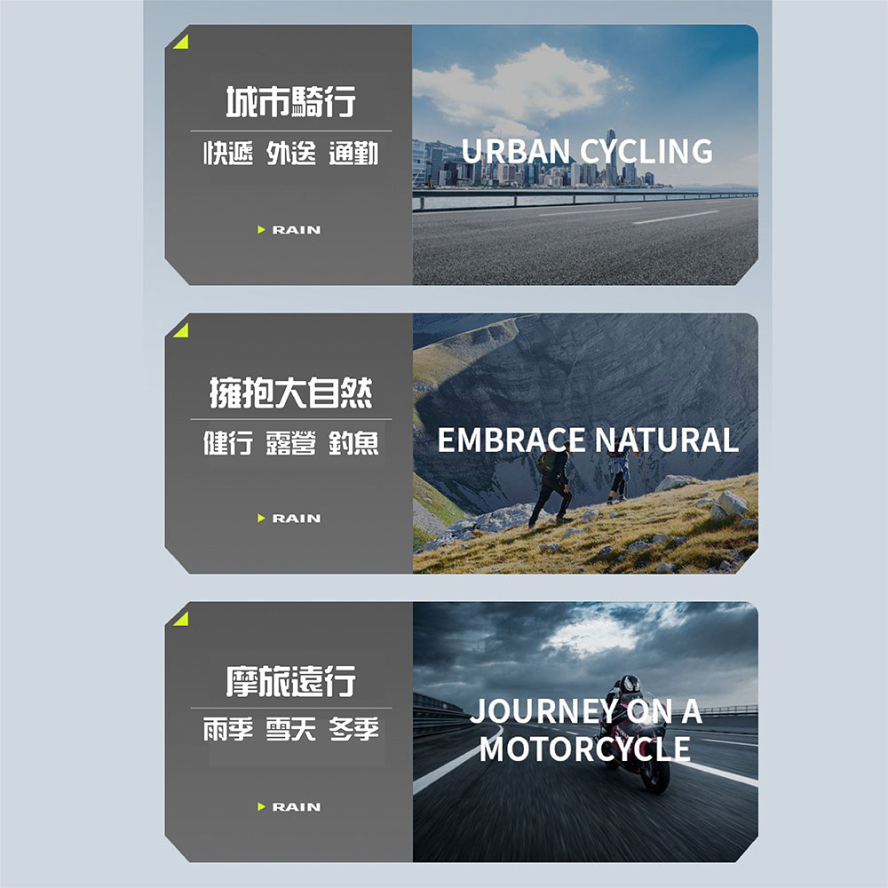 【JAR嚴選】男女款兩件式上衣褲子防暴雨多功能雨衣