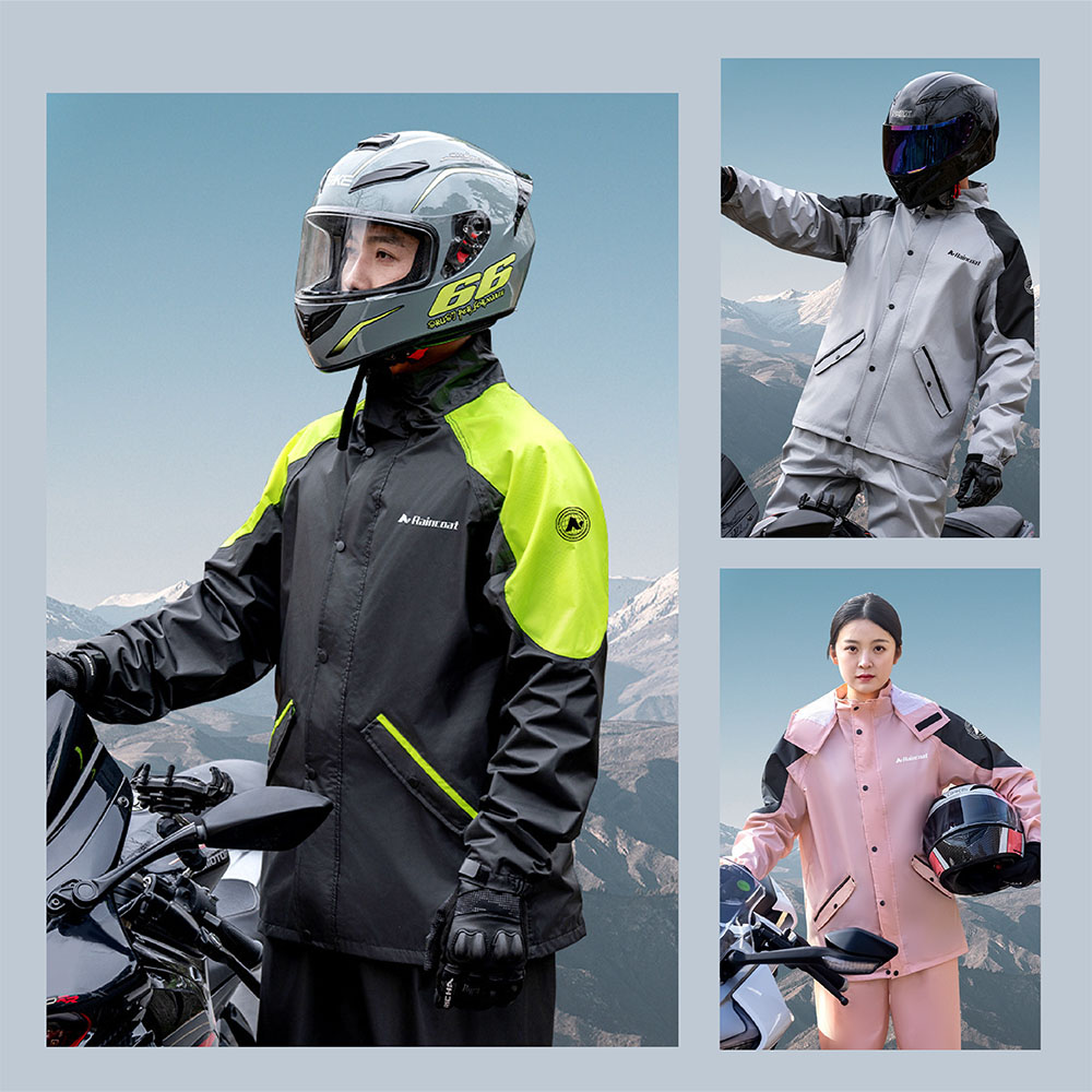 【JAR嚴選】男女款兩件式上衣褲子防暴雨多功能雨衣