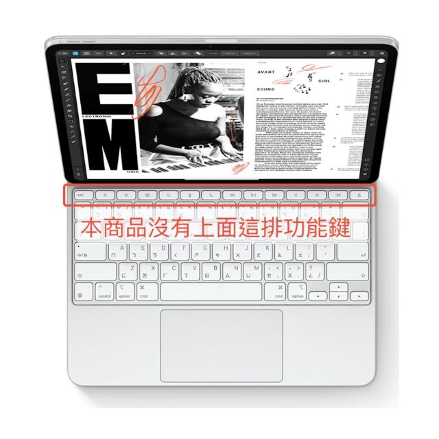 (全新未拆)Apple 巧控鍵盤，適用於 12.9 吋iPad Pro、13吋 iPad Air