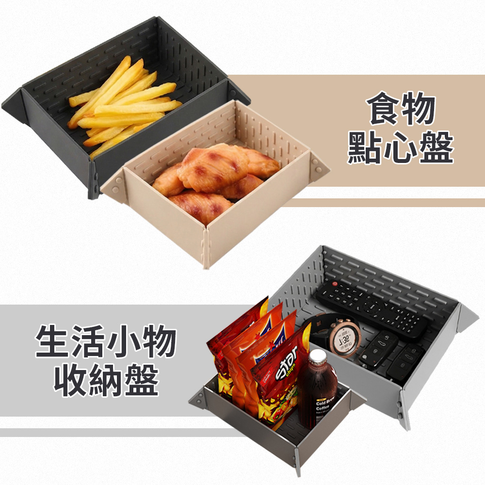 矽膠折疊隔熱桌墊收納盒