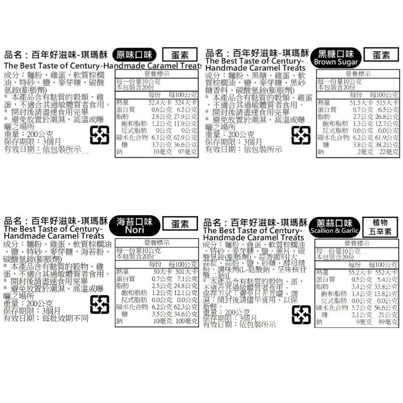 【CHING TSE 青澤】琪瑪酥 沙琪瑪 台東最強伴手禮 200g