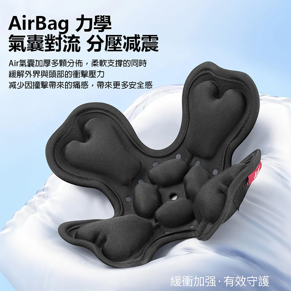 JFT-BC-487 安全帽專用減震內襯兒童版(吸震減壓 散熱透氣 緩衝撞擊 全包覆式 4D立體氣囊)