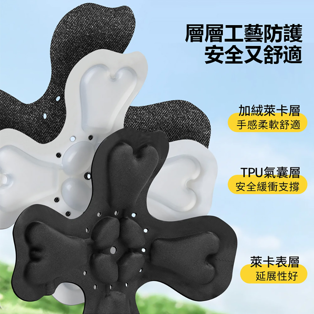 JFT-BC-487 安全帽專用減震內襯兒童版(吸震減壓 散熱透氣 緩衝撞擊 全包覆式 4D立體氣囊)