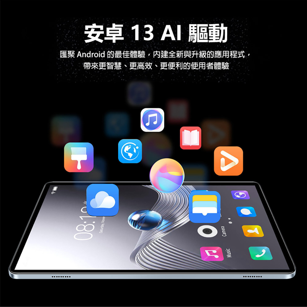 LIBO G2000 10.1吋 八核心 安卓13 IPS大螢幕 8000mAh 平板電腦 4G/32G 附豪華大全配 
