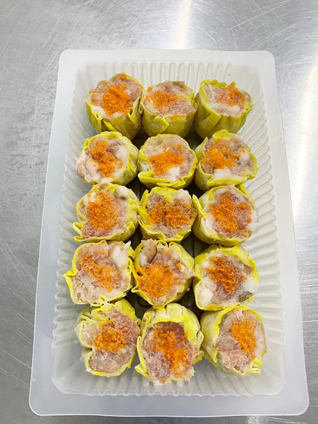 【易牙居】雙鮮蝦燒賣組(蝦仁燒賣/魚子蝦燒賣)(15入/盒)