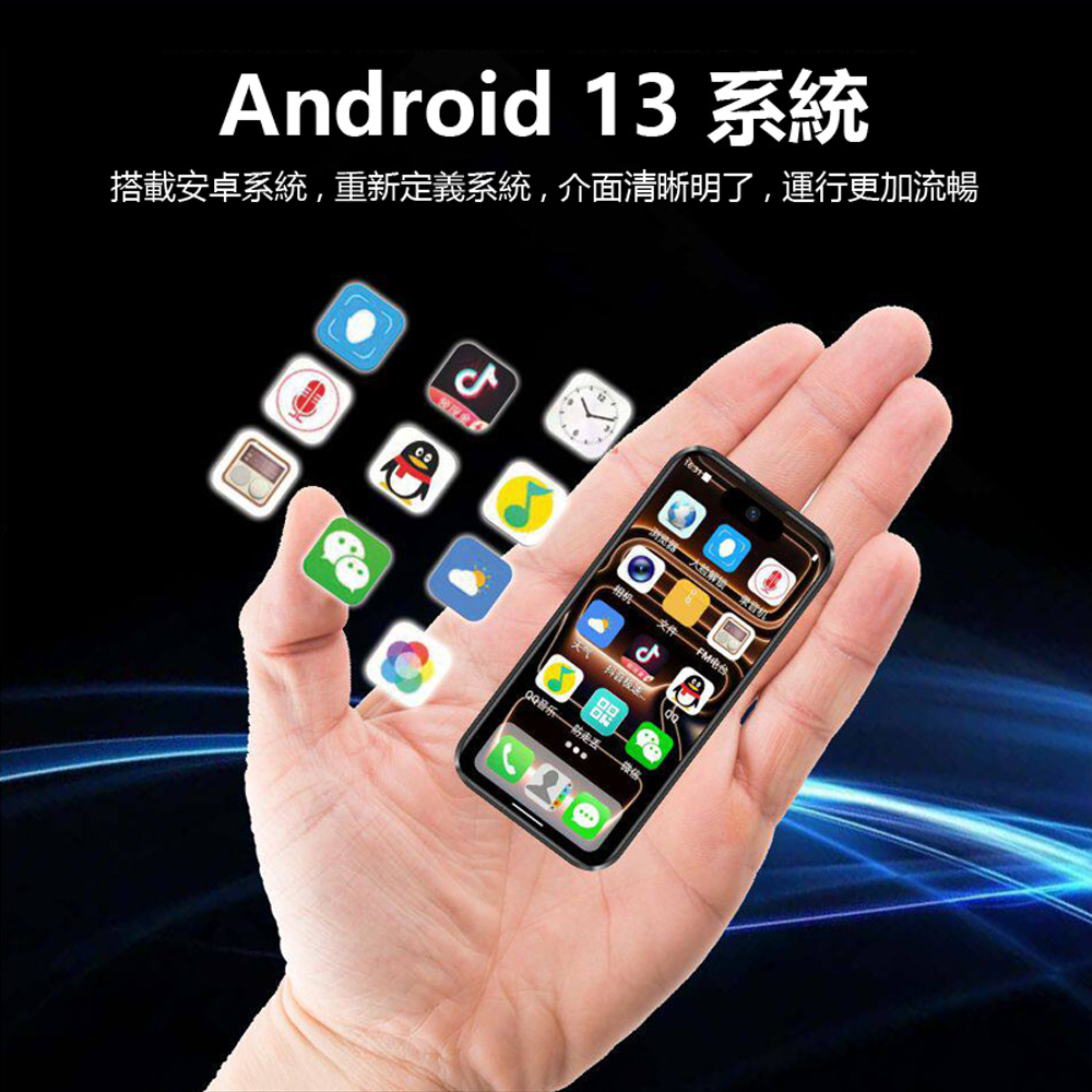 CCIT i17 Pro mini 4G 8G+64G(4吋HD螢幕 八核心 一鍵拍照 2000萬後鏡頭 超迷你安卓手機 雙卡雙待)