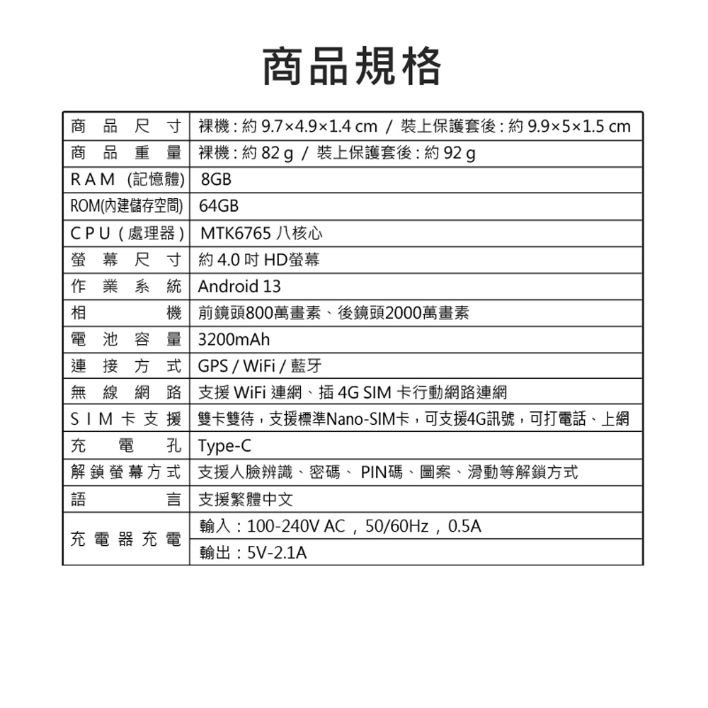 CCIT i17 Pro mini 4G 8G+64G(4吋HD螢幕 八核心 一鍵拍照 2000萬後鏡頭 超迷你安卓手機 雙卡雙待)