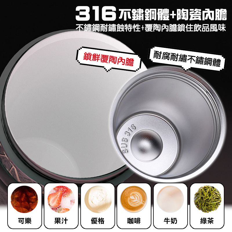 680ml高質感輕奢陶瓷內膽水杯禮盒