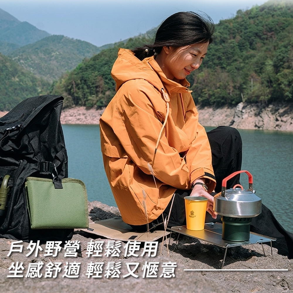加厚便攜折疊防水隔髒坐墊