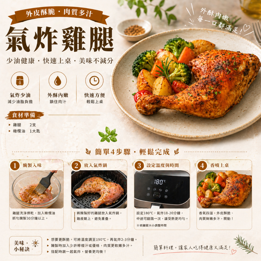 赤豪家庭私廚 椒鹽帶骨雞腿(170g+-10%/支/每包2支)