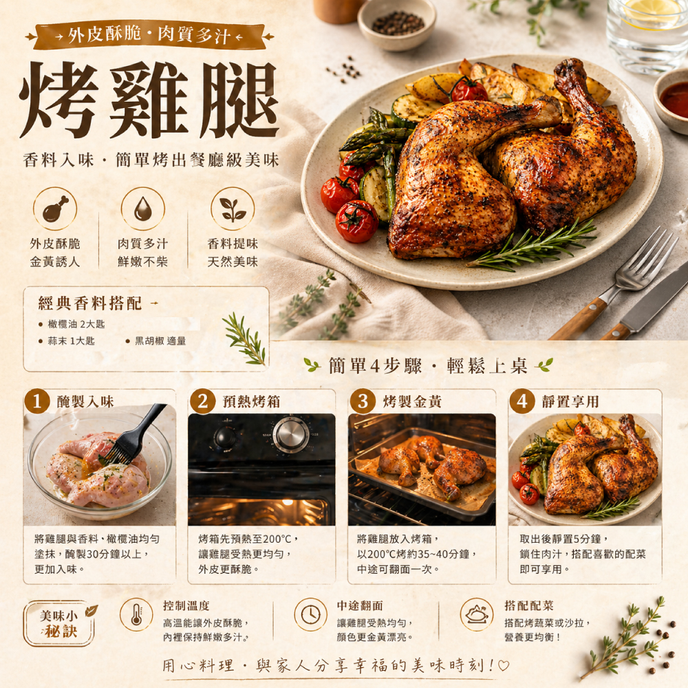 赤豪家庭私廚 椒鹽帶骨雞腿(170g+-10%/支/每包2支)
