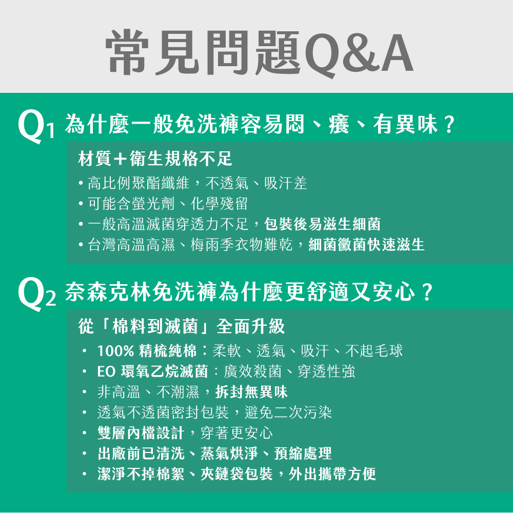 【奈森克林】親膚滅菌免洗內褲-女士款、孕婦款 月子褲
