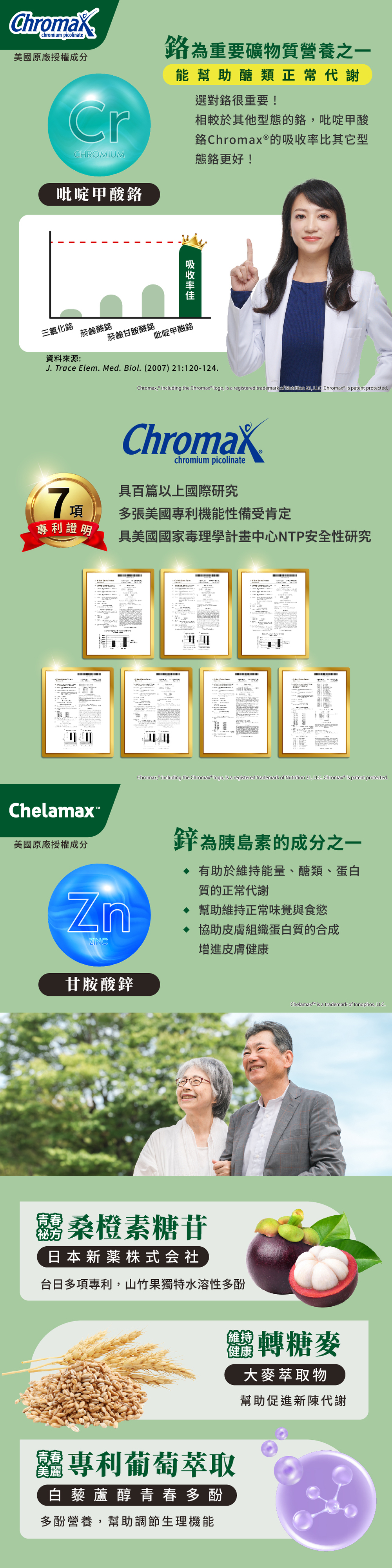 【JoyHui佳悅】德法專利苦瓜胜肽 30粒/盒(吡啶甲酸鉻+甘胺酸鋅+白藜蘆醇+山竹果萃取+轉糖麥 全素配方)