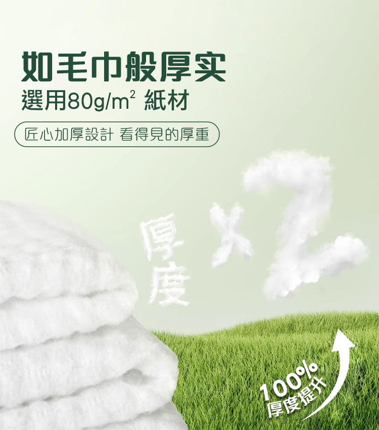 爾木萄600g(家庭號) 加厚珍珠紋抽取式洗臉巾