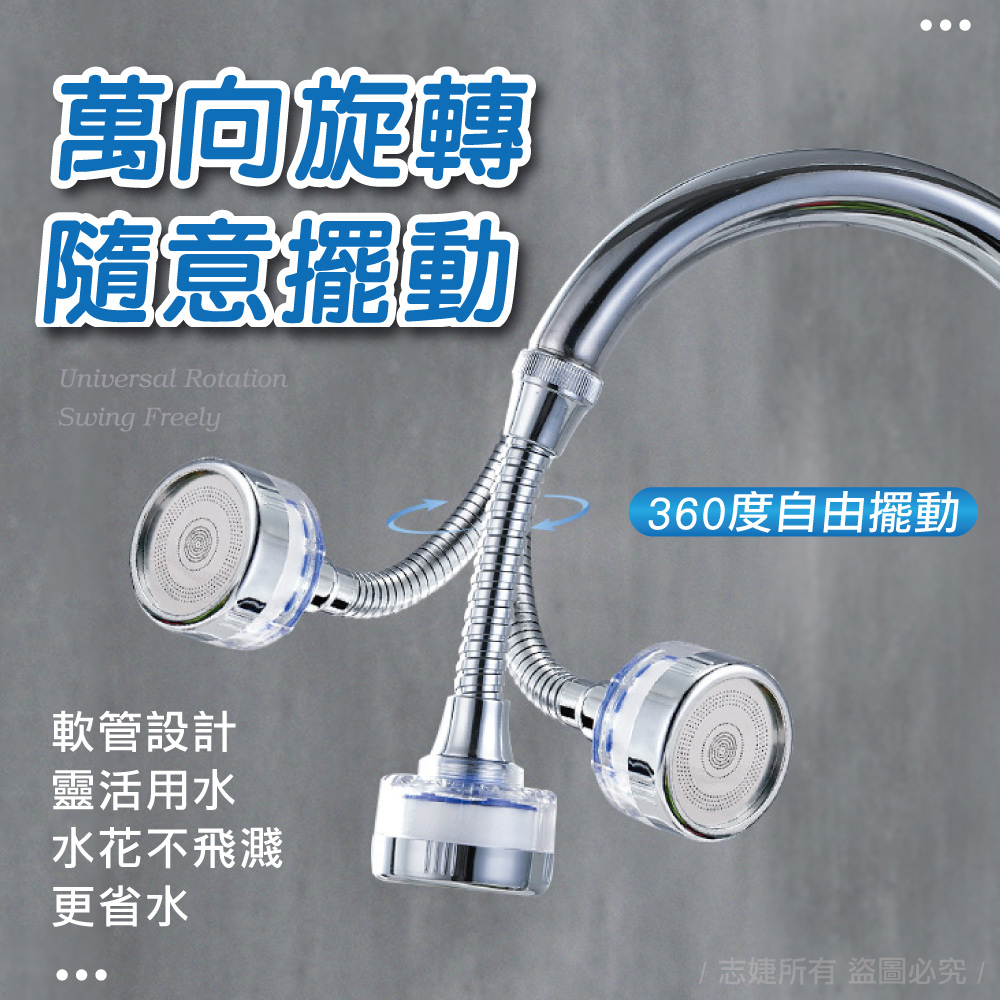 360度水龍頭過濾器(軟管款)
