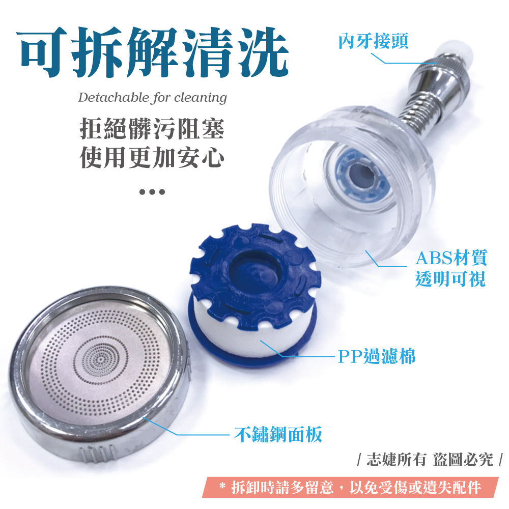 360度水龍頭過濾器(軟管款)