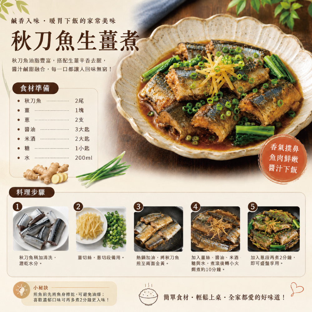 小川漁屋 野生秋刀魚100g去頭去肚