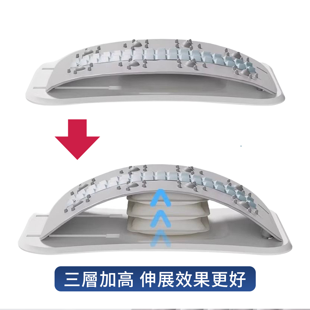 充氣可調節腰椎伸展舒緩器