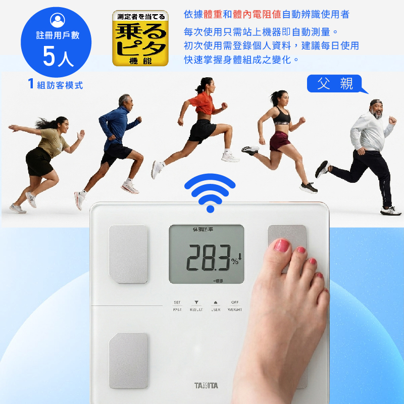 TANITA十合一藍牙腳點智能體組成計BC-775