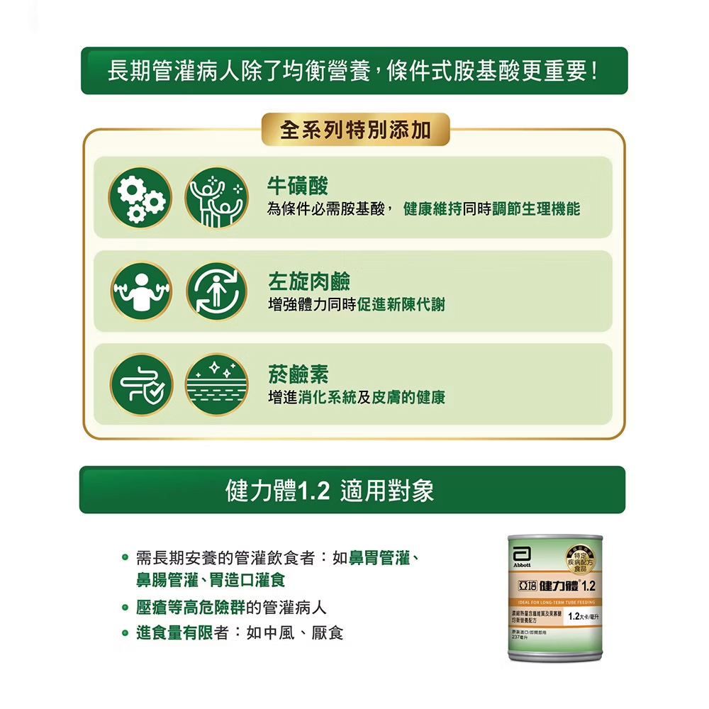 【亞培】管灌營養品系列