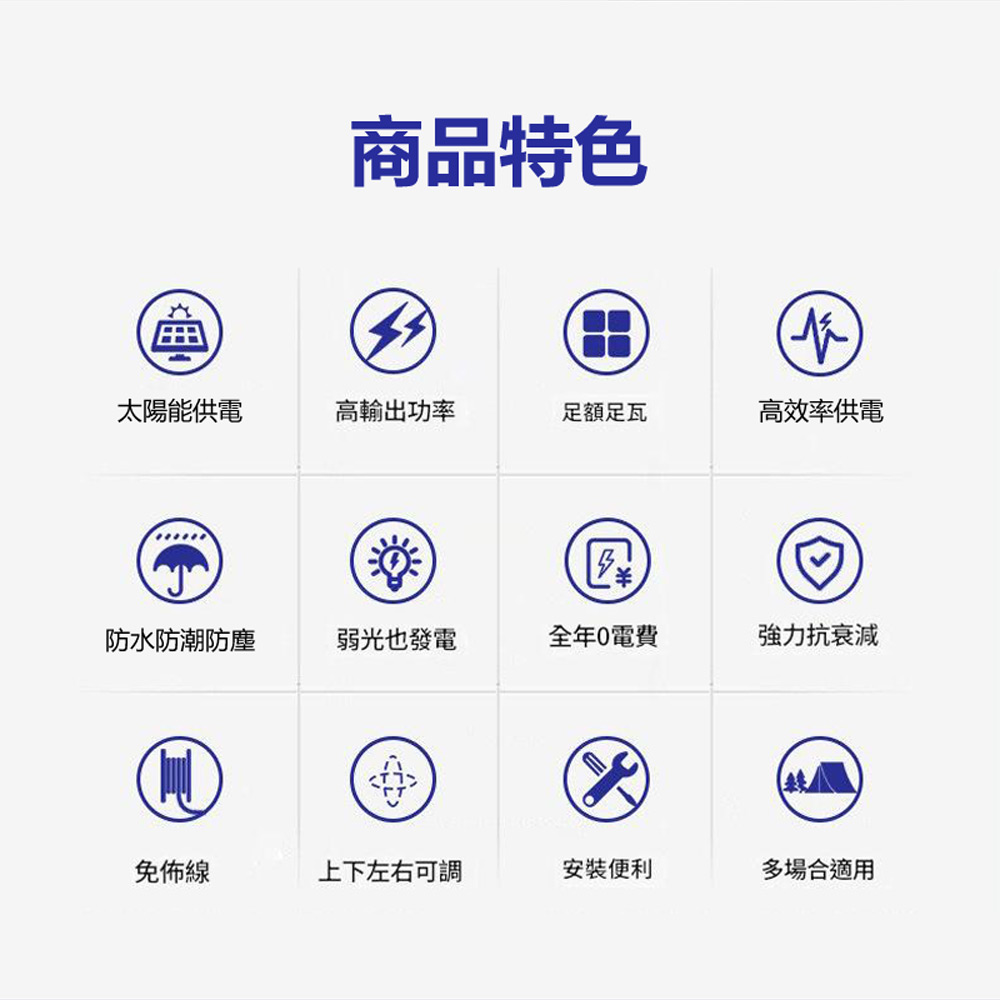 SUN-5W 5W供電太陽能板 適用網路監控攝影機/監視器 防震耐摔防水防潮防塵(多角度旋轉支架)
