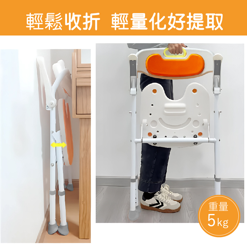 【Sunlus】三樂事穩固輕折U型洗澡椅 SP5613