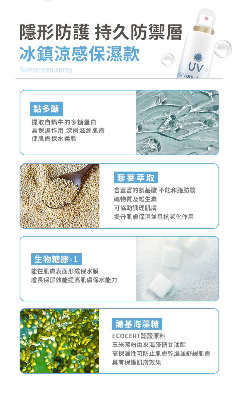  isleaf 超水感高效防曬噴霧180ml
