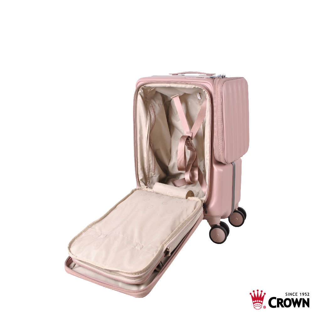 【CROWN】 19.5吋 WAVE 側袋磁吸登機箱